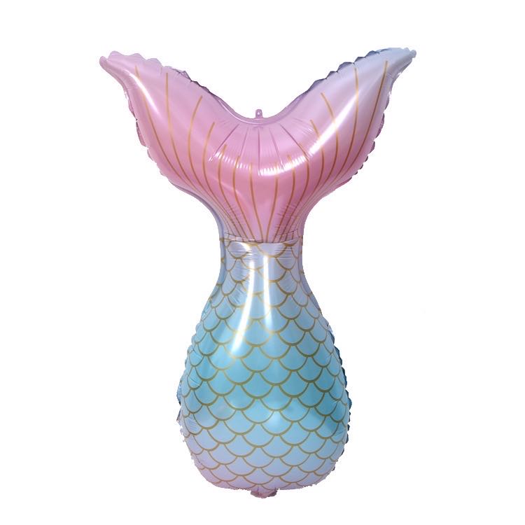 Balon foliowy Syrena Ogon 50cmx81cm