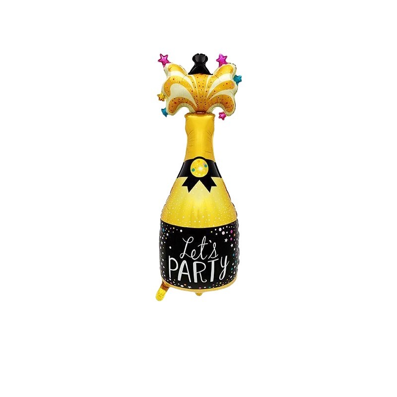 Balony foliowy Szampan Let's Party 118x49cm