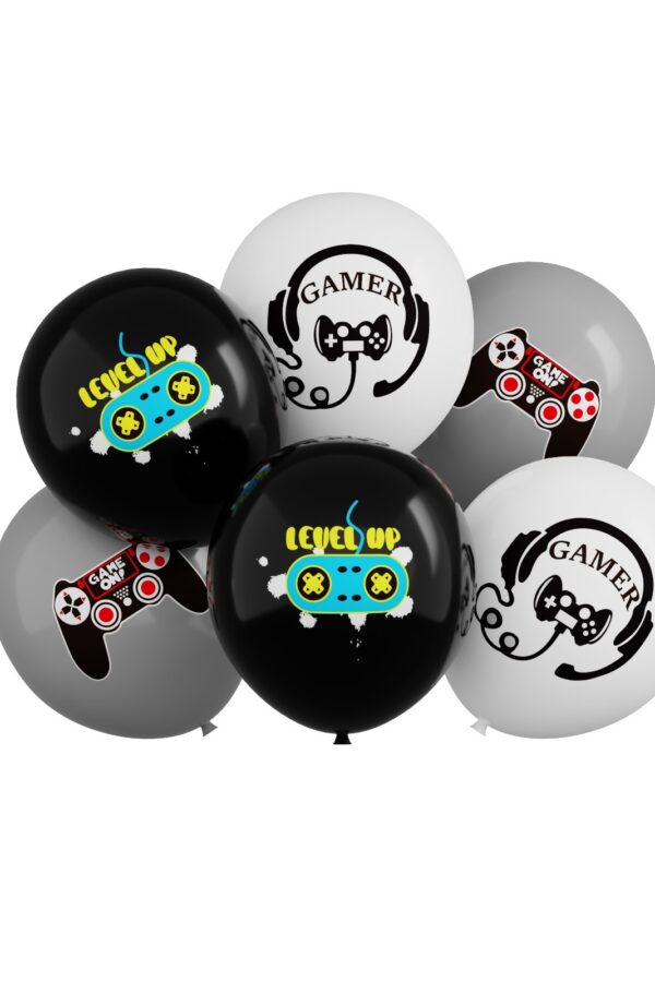 Balon lateksowy Game Pad kal. 12 6szt