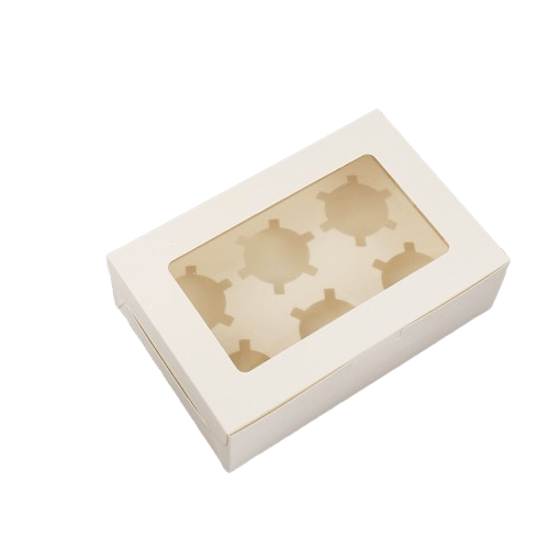 Pudełko na ciasto, babeczki białe Cake Box 2szt