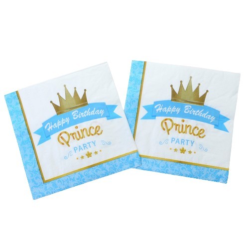 Serwetki Prince niebieskie 20szt