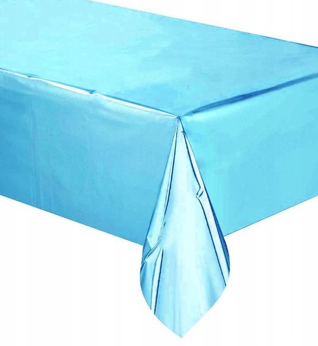 Obrus foliowy niebieski 137x274 cm