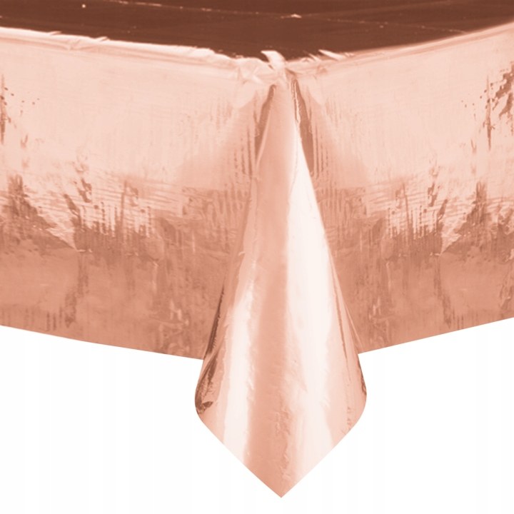 Obrus foliowy rose gold 137x274 cm