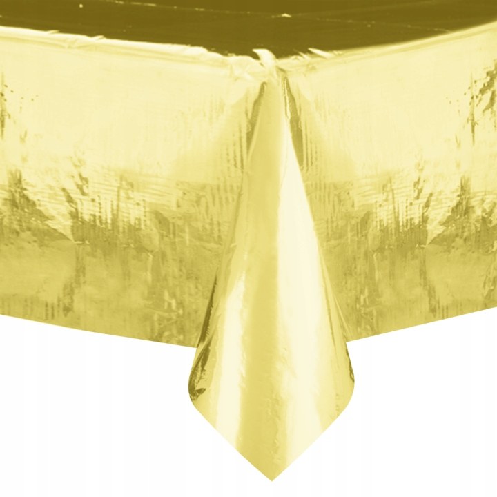 Obrus foliowy złoty 137x274 cm