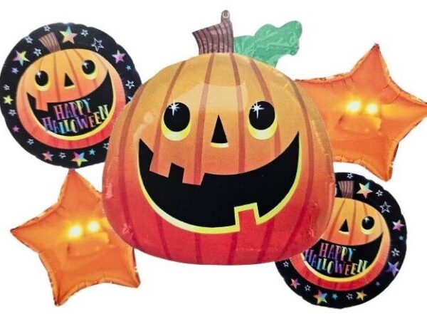 Balon foliowy Halloween Dynia zestaw 5szt