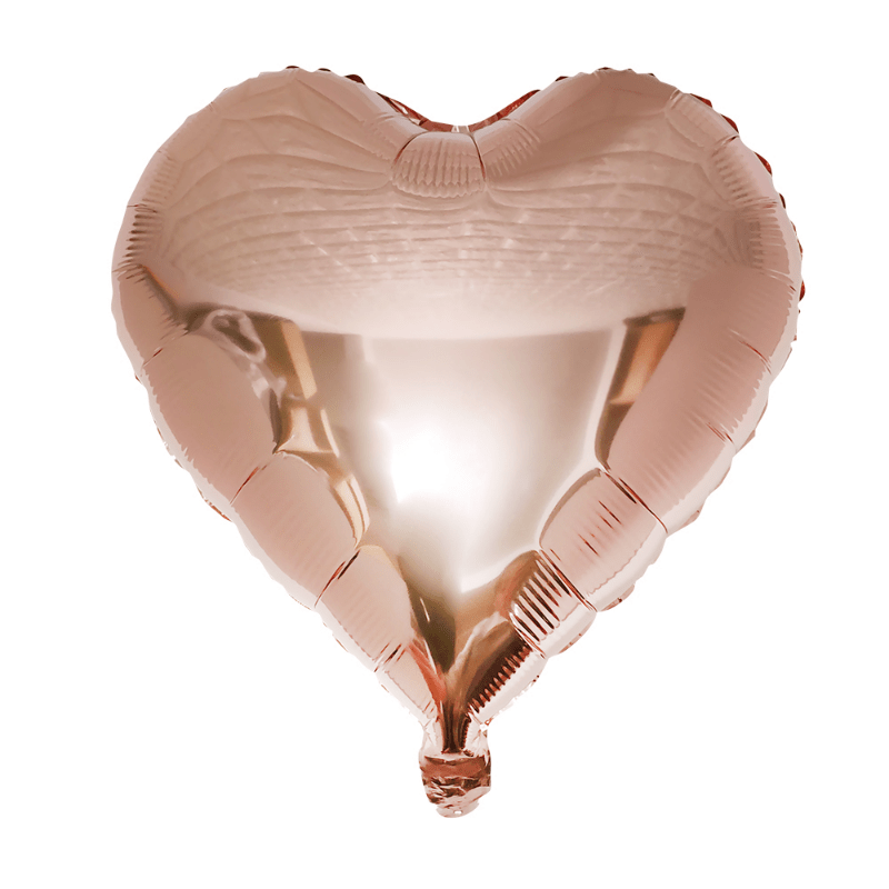 Balon foliowy serce 18 cali 45 cm rose gold
