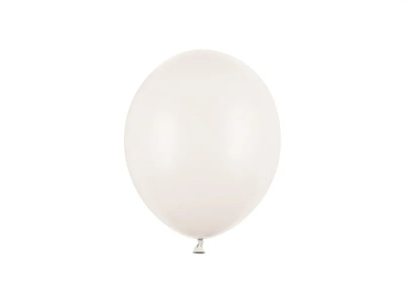 Balon lateksowy Biały Kremowy, 5 cali 100szt