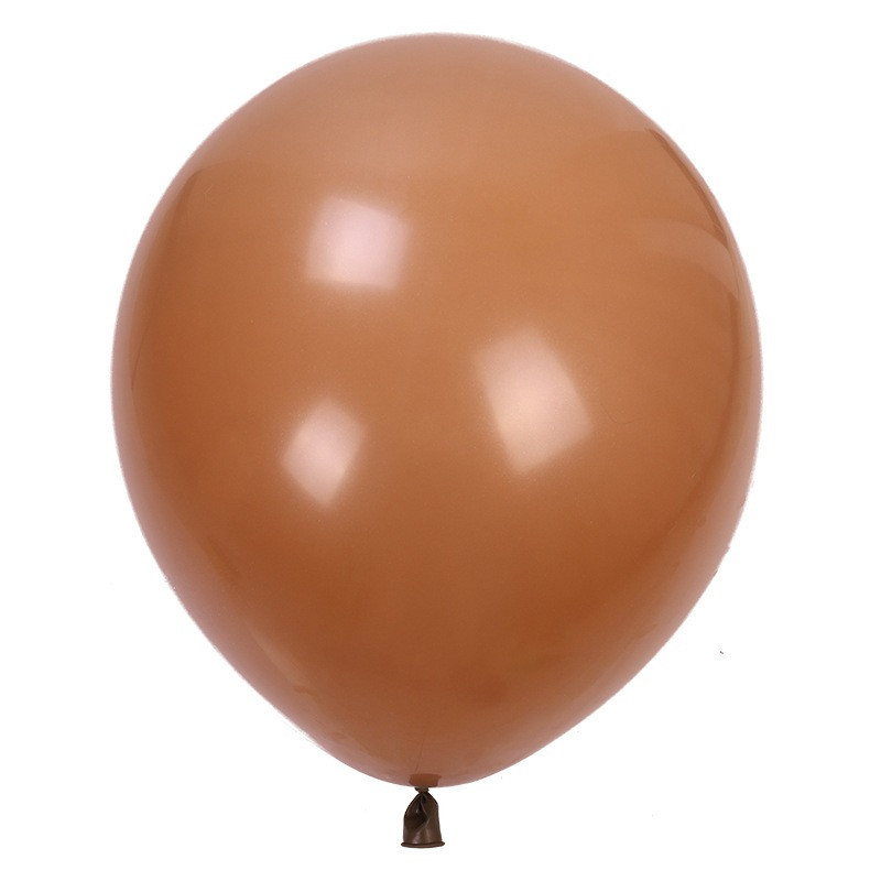 Balon lateksowy kawowy Mocha , 5 cali 100szt