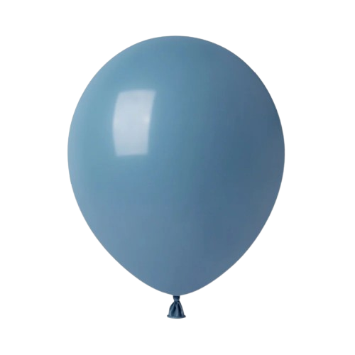Balon lateksowy pastelowy niebieski , 5 cali 100szt, dusk blue