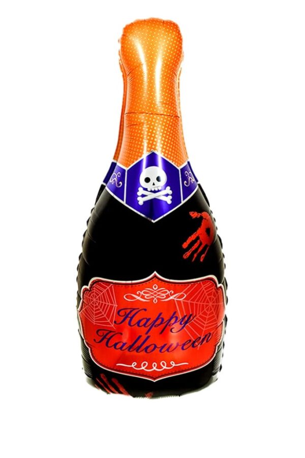 Balon szampan Halloween 48x98,5cm