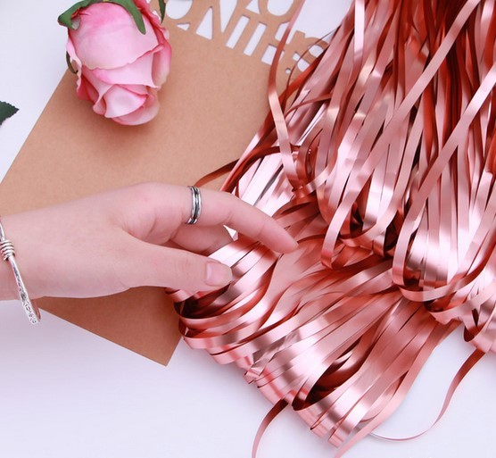 Kurtyna imprezowa matowy rose gold 100x200cm