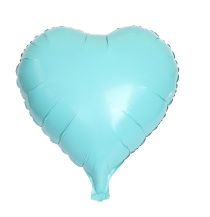 Balon foliowy serce 18 cali 45 cm pastelowy niebieski 50szt