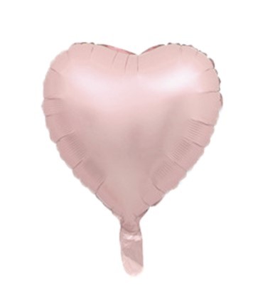 Balon foliowy serce 18 cali 45 cm pastelowy różowy 50szt