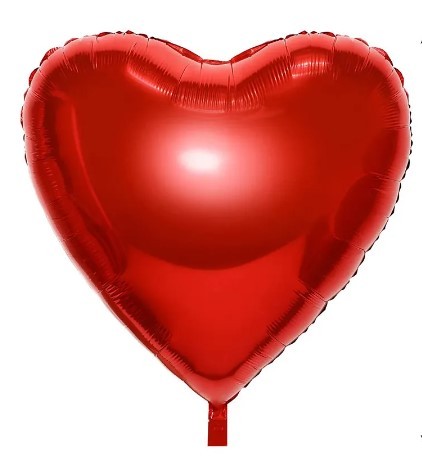 Balon foliowy serce 18 cali czerwone 50szt