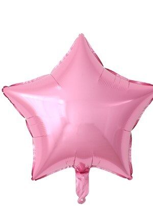 Balon foliowy gwiazda 18 cali 45 cm różowy