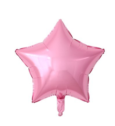 Balon foliowy gwiazda 18 cali 45 cm różowy
