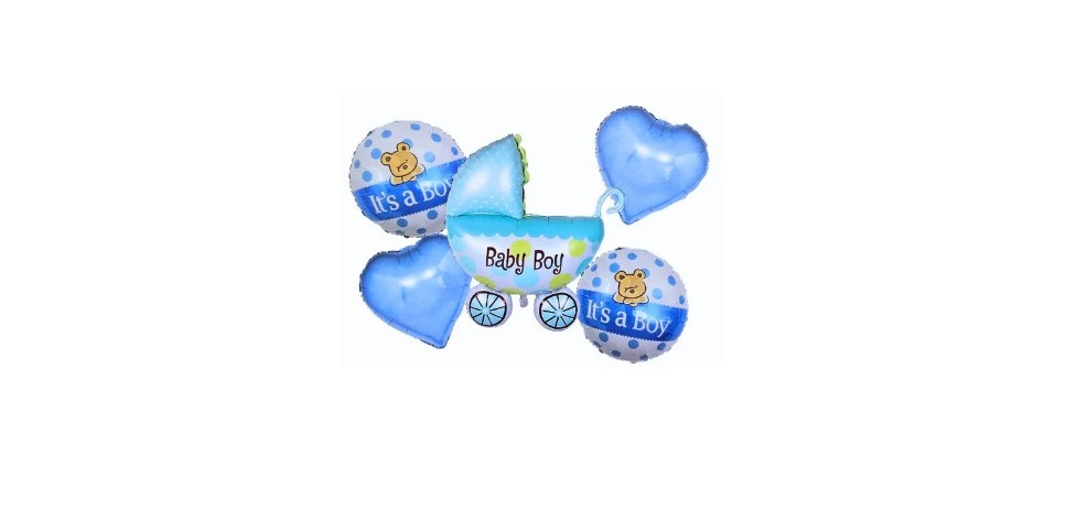 Balon foliowy Baby Boy It's a Boy 5szt 5szt