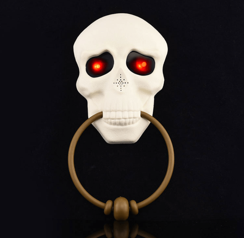 Dzwonek do drzwi Czaszka Halloween , led