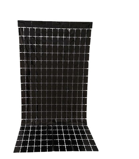Kurtyna imprezowa czarna 100x200cm panelowa