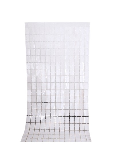 Kurtyna imprezowa srebrna 100x200cm panelowa