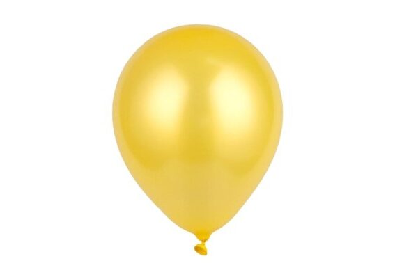 Balon lateksowy perłowy złoty metaliczny 10cali, 100szt