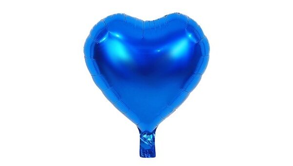 Balon foliowy serce 18 cali 45 cm granatowe