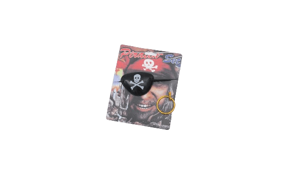 Opaska Pirata na oko, kolczyk