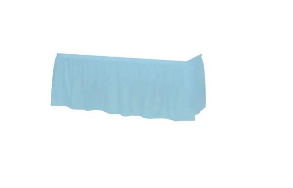 Obrus niebieski pastelowy 70 x 420cm dekoracja stołu
