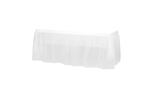 Obrus biały 70 x 420cm dekoracja stołu