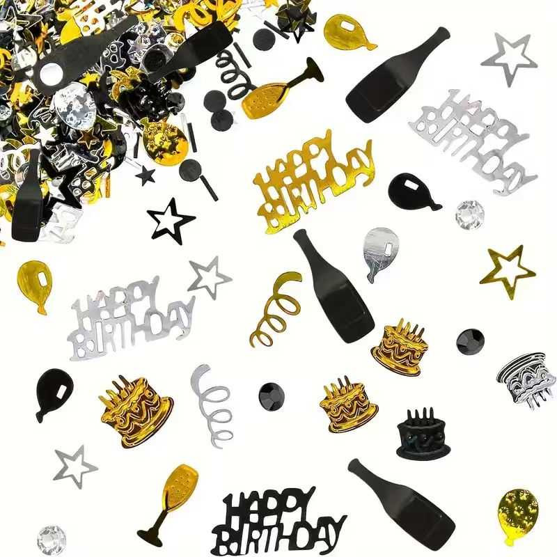 Konfetti foliowe 15g Happy Birthday