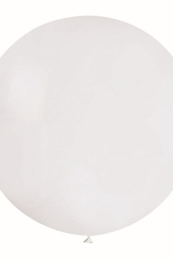 Balon lateksowy gigant 18 cali 45 cm pastelowy biały 20szt