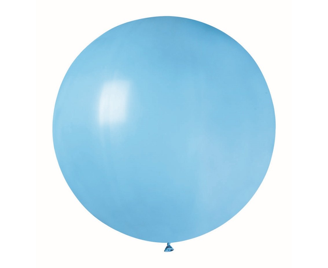 Balon lateksowy gigant 18 cali 45 cm pastelowy niebieski 20szt