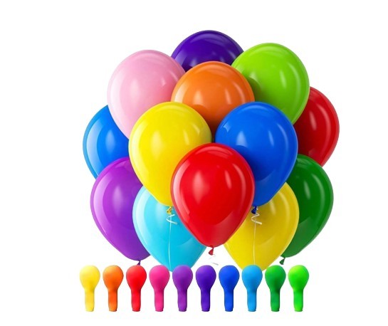 Balon lateksowy mix kolor 10cali, 100szt