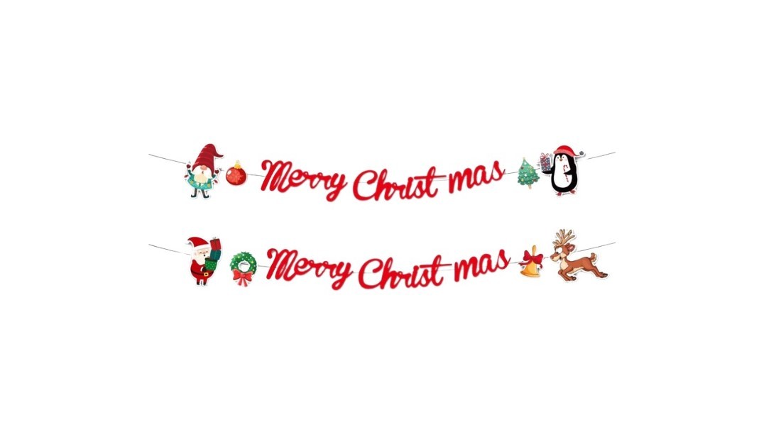 Baner Merry Christmas Świąteczny 230cm