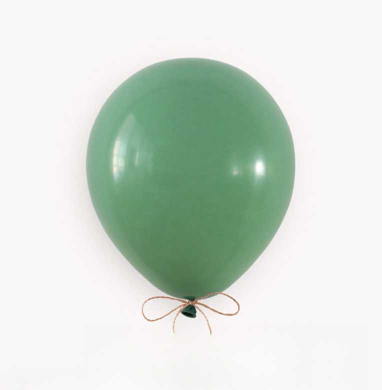 Balon lateksowy zielony matowy , 10 cali 100szt