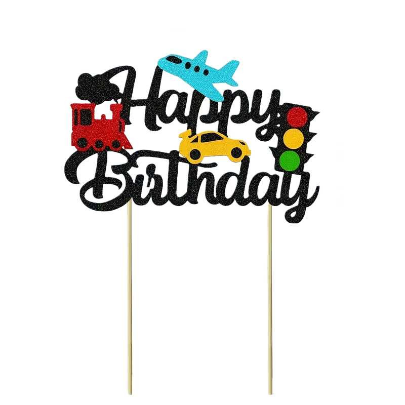 Topper na ciasto, tort Happy Birthday Auta