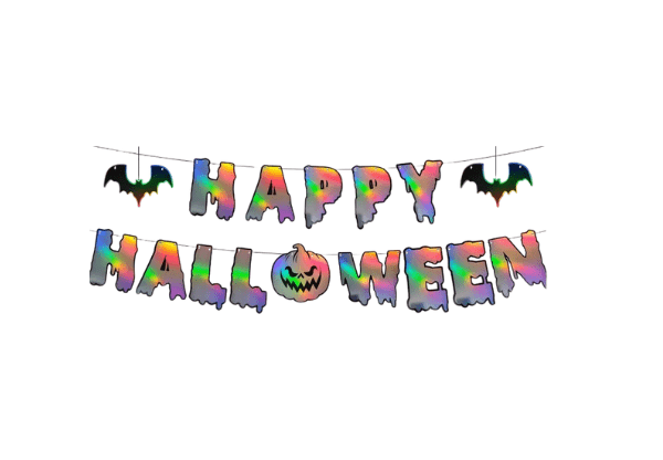 Baner Halloween Happy Halloween Holograficzny