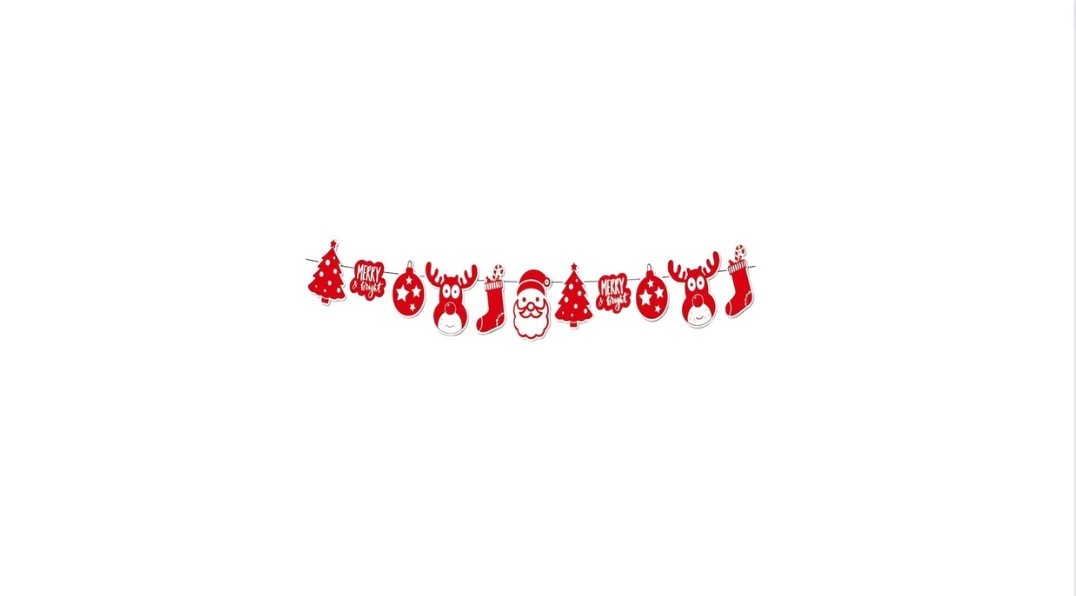 Baner Merry Christmas Świąteczny 230cm