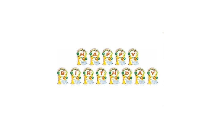 Baner Happy Birthday Zwierzątka