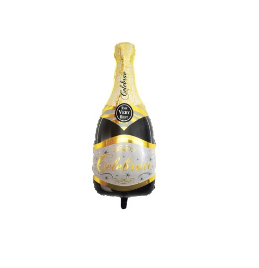 Balon foliowy butelka szampan 45x92cm Celebrate