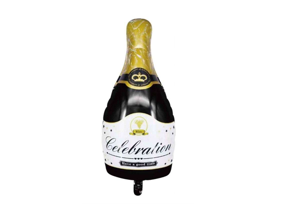 Balon foliowy butelka szampan 44x86,5cm Celebration