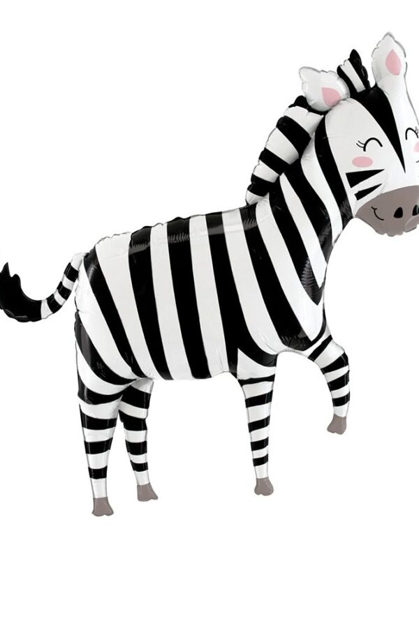 Balon foliowy zebra 84x63cm