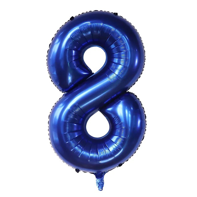 Balon foliowy cyfra 8, 32 cale