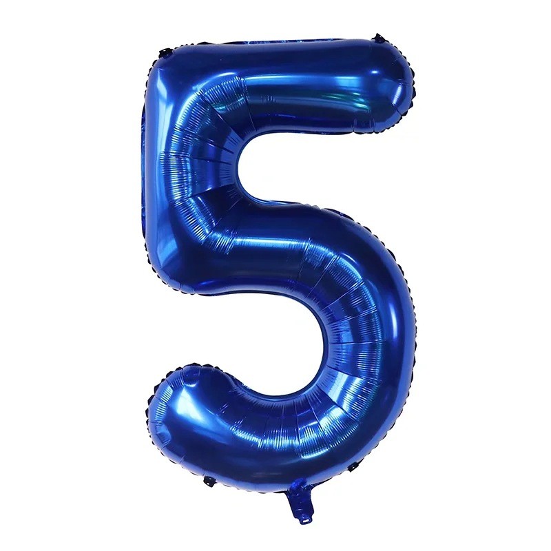 Balon foliowy cyfra 5, 32 cale