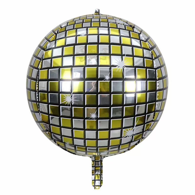 Balon foliowy kula 4d disco 55cm