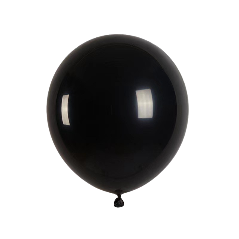 Balon lateksowy 100szt czarny 10 cali