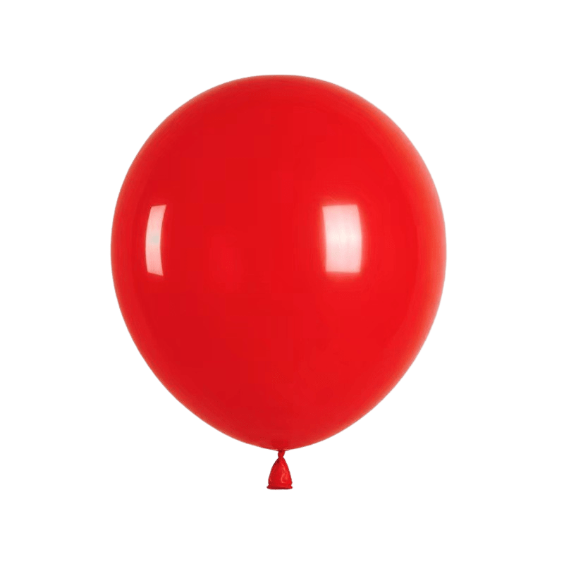 Balon lateksowy czerwony, 5 cali 100szt
