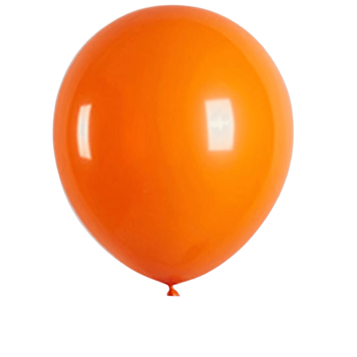 Balon lateksowy pomarańczowy, 10 cali 100szt