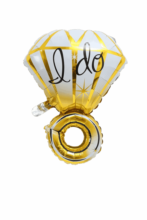 Balon foliowy pierścionek 68x48cm