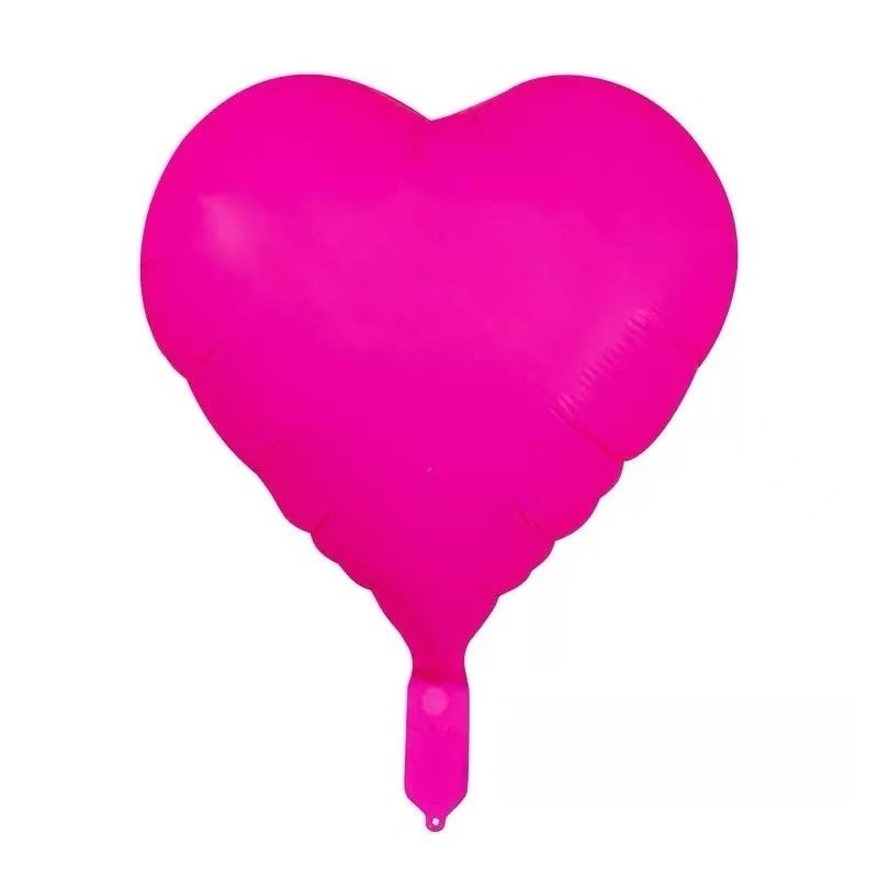 Balon foliowy serce fuksja 45cm,18 cali